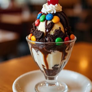Oreo & M&M Sundae