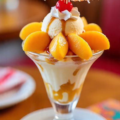 Peach Sundae