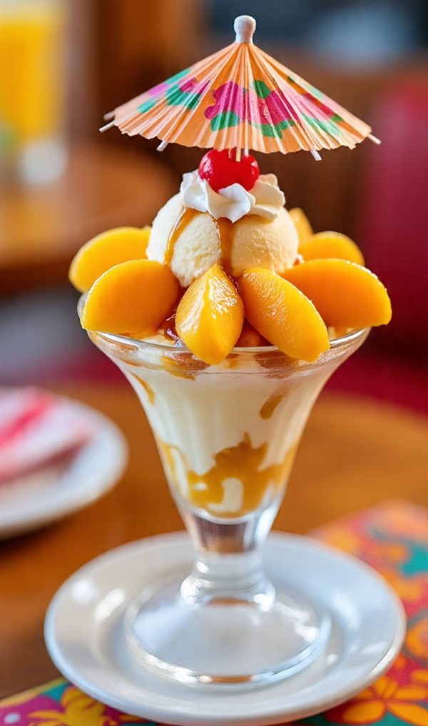Peach Sundae